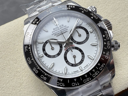 Rolex Daytona White Black Chronograph 1:1 UA Replica view 2