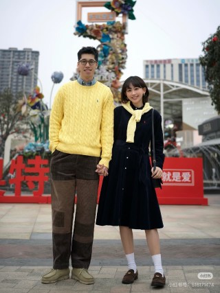 Polo Ralph Lauren Yellow Cable Knit Sweater RL7056 view 4