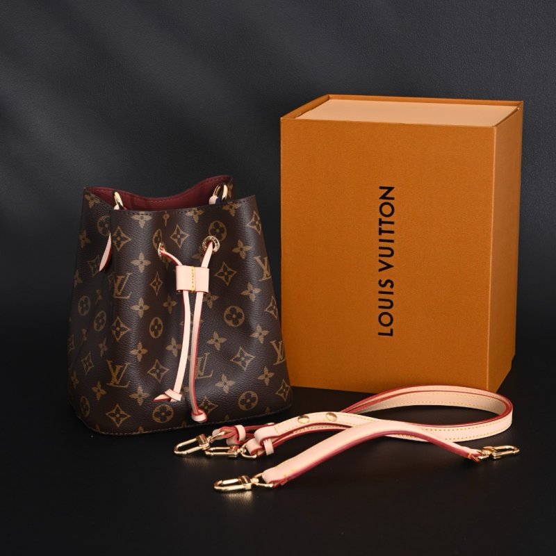 Louis Vuitton Neonoe BB Brown Monogram Coated Canvas Bucket Bag view