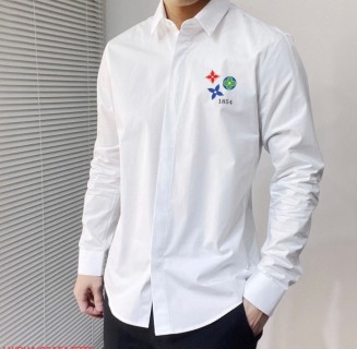 Converse White Long Sleeve Button-Up Shirt