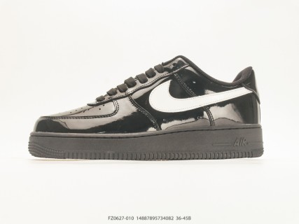 Nike Air Force 1 '07 Low Black White Patent Leather