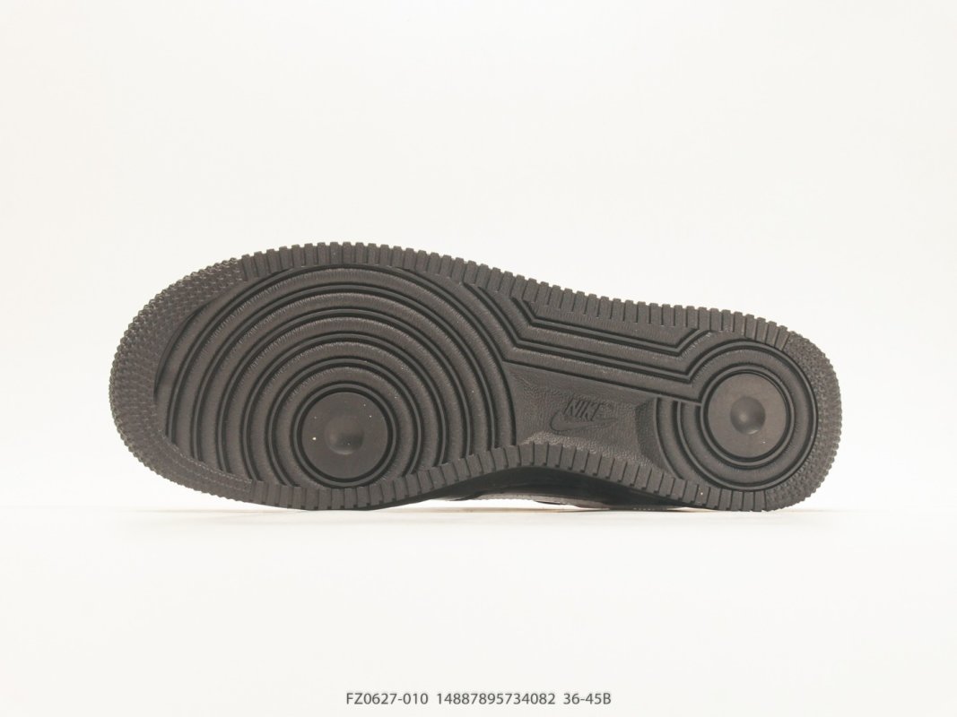 Nike Air Force 1 '07 Low Black White Patent Leather view
