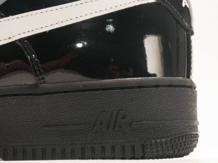 Nike Air Force 1 '07 Low Black White Patent Leather view 7