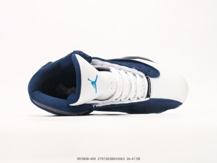 Jordan Air Jordan 13 Retro Black Panther Navy Blue White view 3