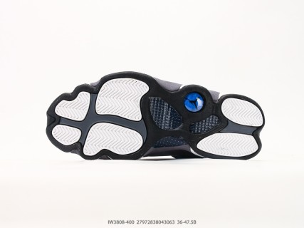 Jordan Air Jordan 13 Retro Black Panther Navy Blue White view 4