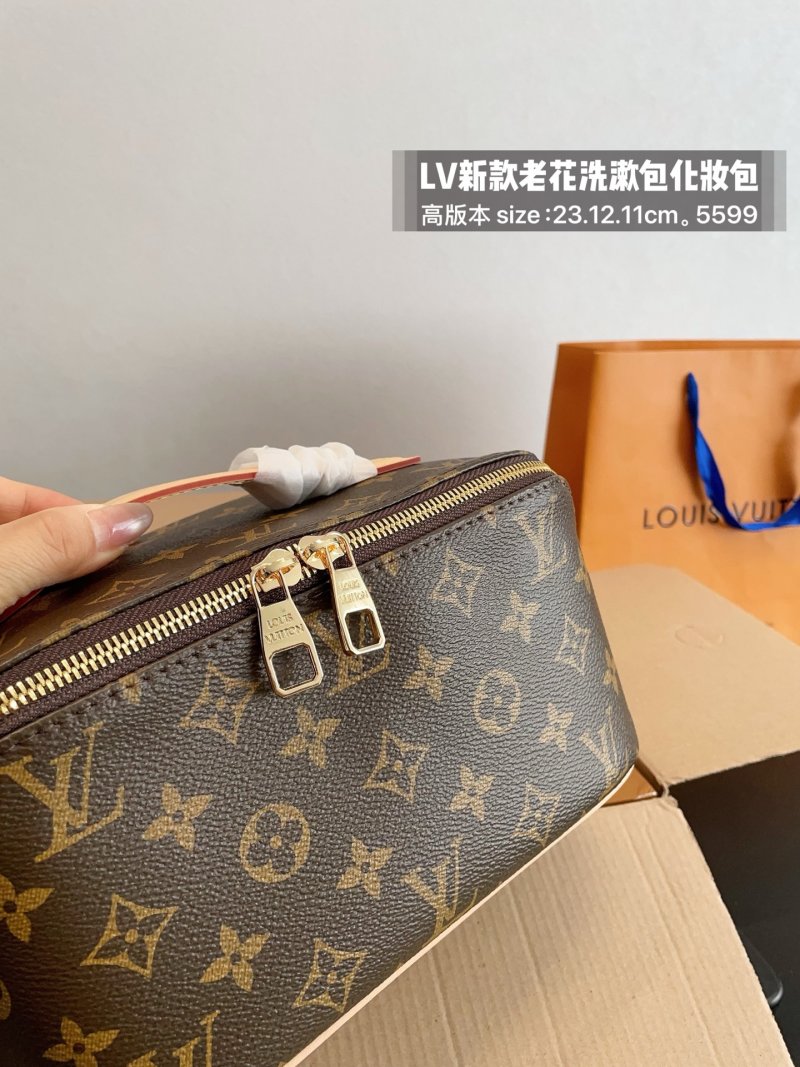 LV Monogram Toiletry Cosmetic Bag M11750 Organizer view