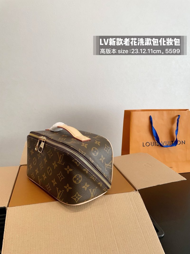 LV Monogram Toiletry Cosmetic Bag M11750 Organizer view