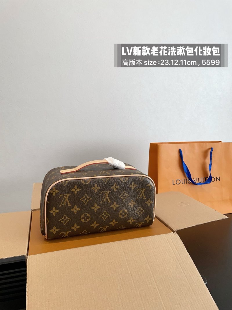 LV Monogram Toiletry Cosmetic Bag M11750 Organizer view