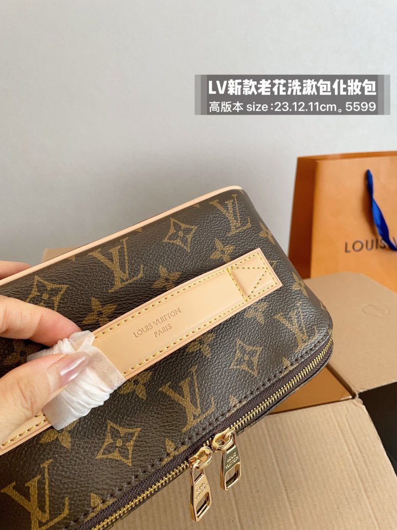 LV Monogram Toiletry Cosmetic Bag M11750 Organizer view