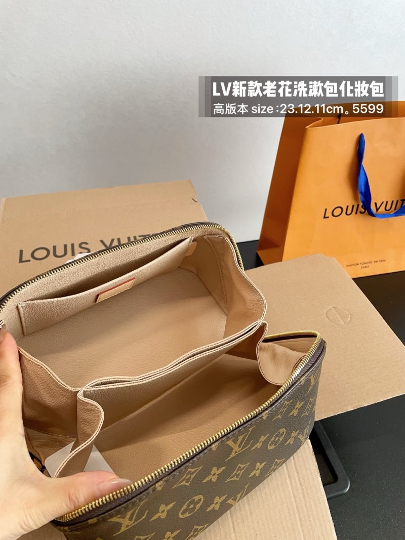 LV Monogram Toiletry Cosmetic Bag M11750 Organizer view