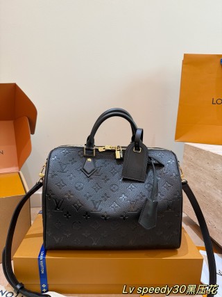LV Speedy 30 Monogram Empreinte Black Handbag UA Rep