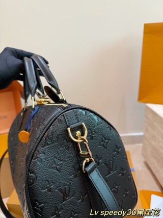 LV Speedy 30 Monogram Empreinte Black Handbag UA Rep view 6