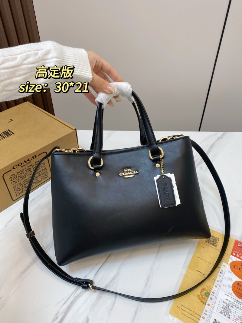 Coach Station 25 Classic Monogram Tote Bag Black view