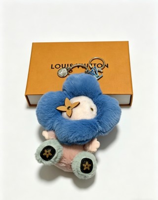 Louis Vuitton Anger Forest Blue Plush Keychain Bag Charm view 3