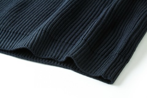 Celine 24SS Cutout Embroidery Crew Neck Wool Sweater Navy view 6