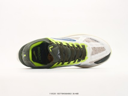 Brooks Hyperion Max 3 Running Shoe - Lime/White/Navy view 3