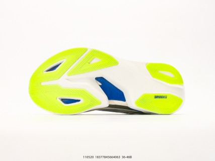 Brooks Hyperion Max 3 Running Shoe - Lime/White/Navy view 4