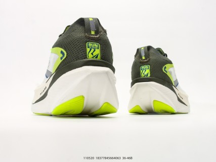 Brooks Hyperion Max 3 Running Shoe - Lime/White/Navy view 6
