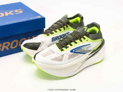 Brooks Hyperion Max 3 Running Shoe - Lime/White/Navy view 9