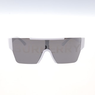 Burberry Square Logo All-Over Print White Sunglasses UA view 2