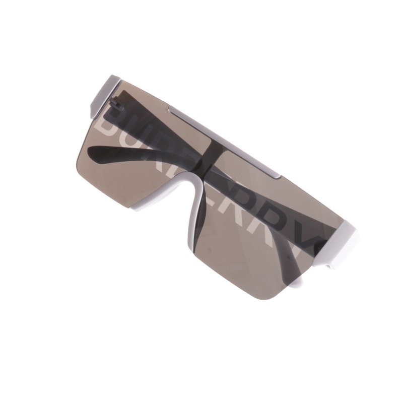 Burberry Square Logo All-Over Print White Sunglasses UA view