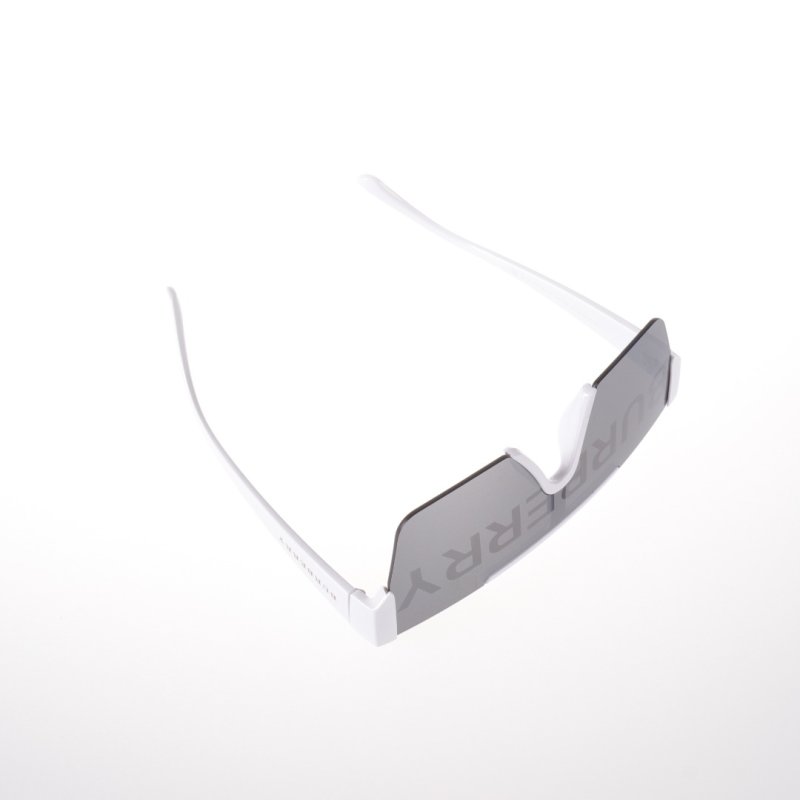 Burberry Square Logo All-Over Print White Sunglasses UA view