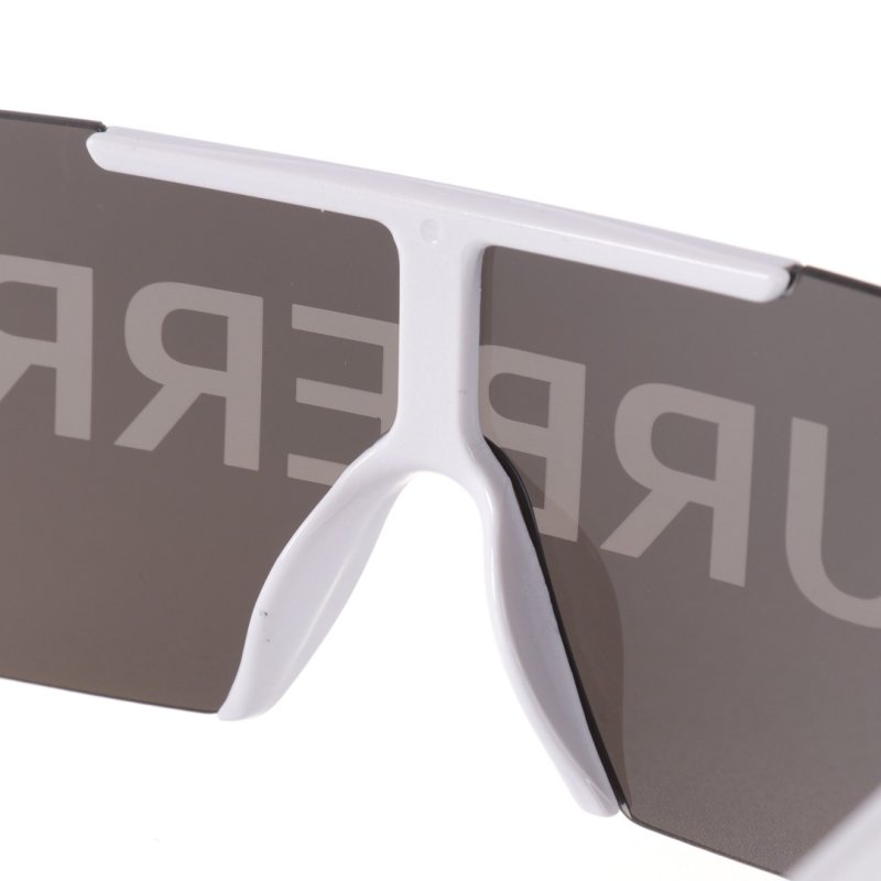 Burberry Square Logo All-Over Print White Sunglasses UA view