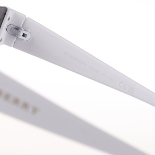 Burberry Square Logo All-Over Print White Sunglasses UA view 7