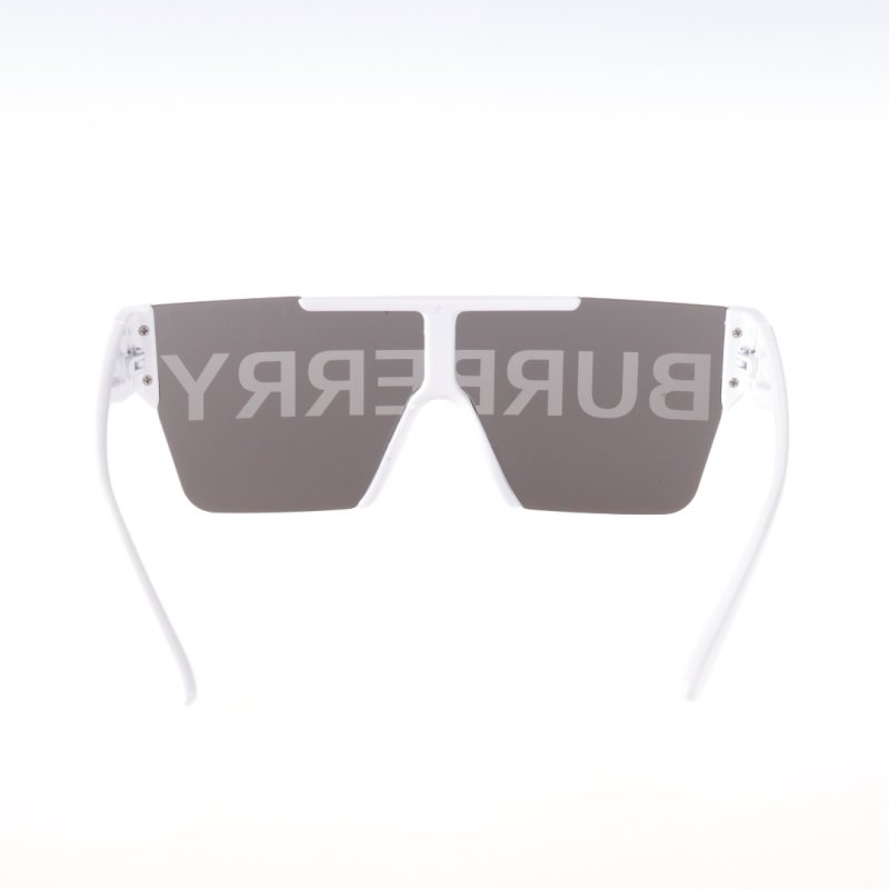 Burberry Square Logo All-Over Print White Sunglasses UA view
