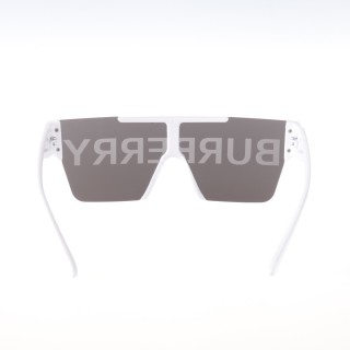 Burberry Square Logo All-Over Print White Sunglasses UA view 9