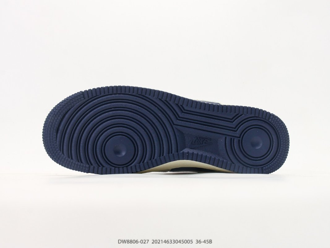 Nike Air Force 1 Low LX Stussy Collaboration Navy Cream view