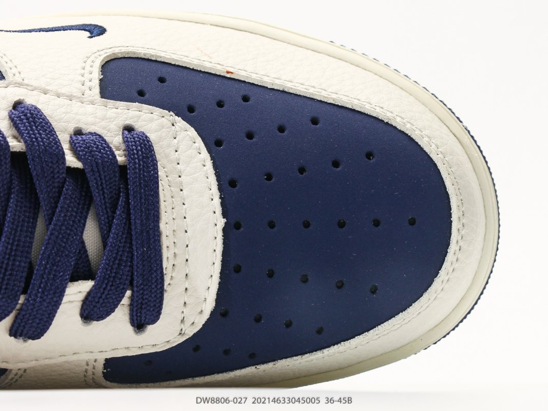 Nike Air Force 1 Low LX Stussy Collaboration Navy Cream view