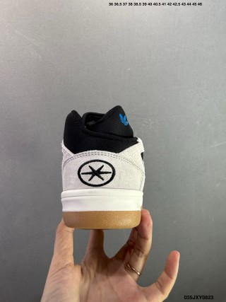 Adidas x Bad Bunny BadBo 1.0 High-Top Basketball Shoe White Black Blue view 6