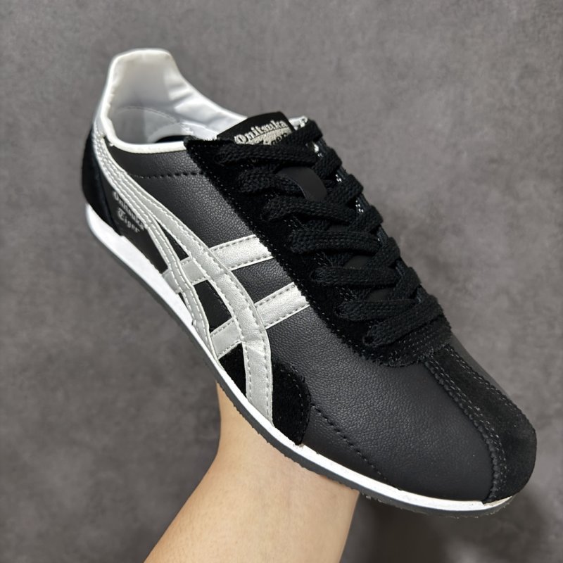 Onitsuka Tiger Runspark Black White Low-Top Casual Sneaker view