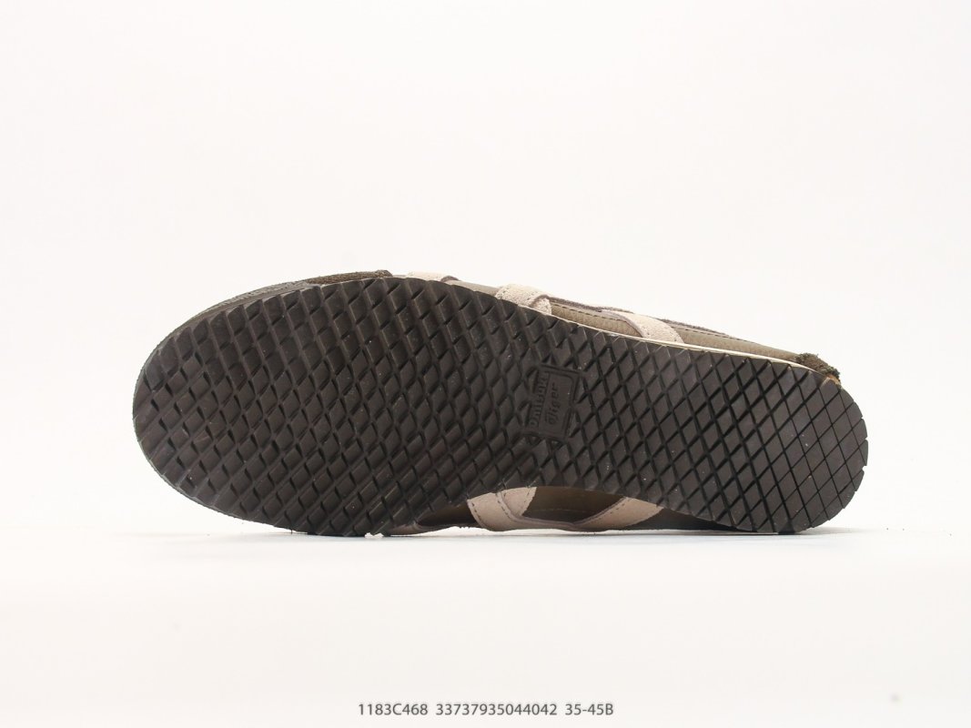 Onitsuka Tiger Mexico 66 NM Brown Cream Leather Nylon Low Top view