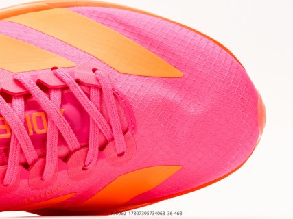 Adidas Adizero Adios Pro 4 M Flyknit Marathon Running Shoe Pink Yellow view 8