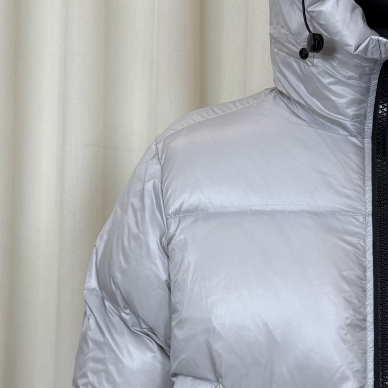 Canada Goose Puffer Parka Grey White Red Label UA Replica view