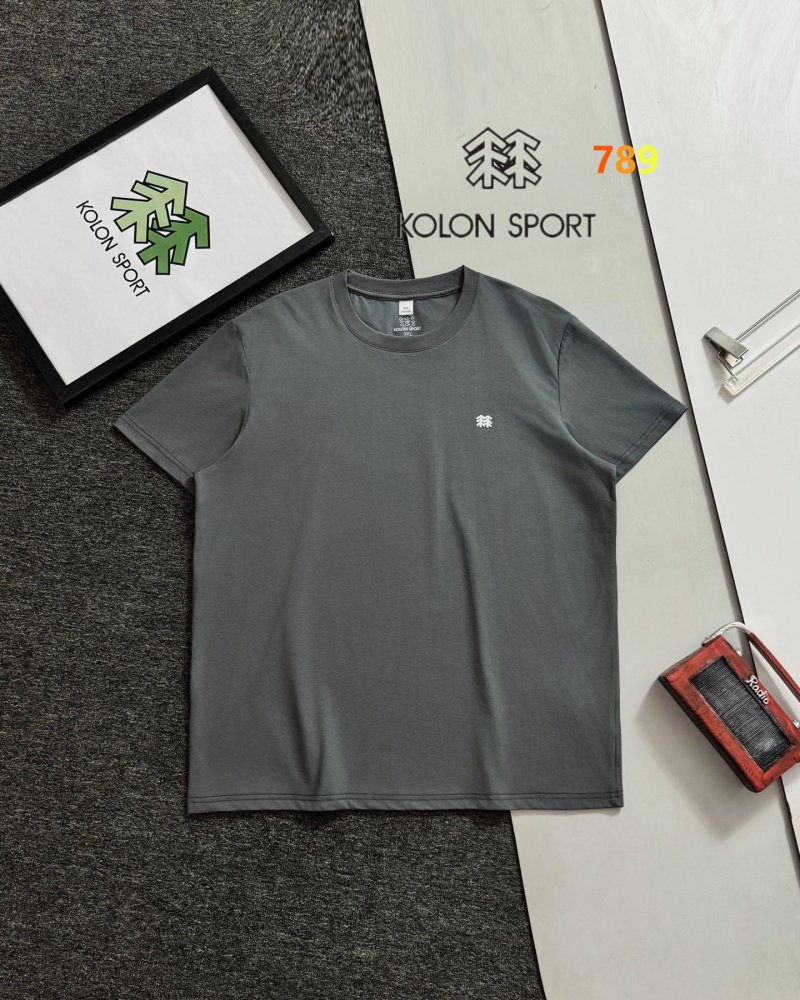Kolon Sport Black Crew Neck Short Sleeve T-Shirt 2026 view