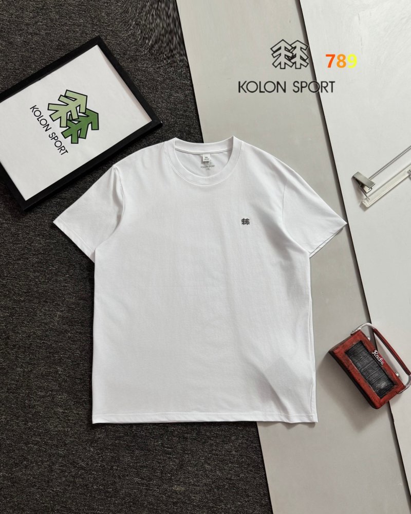 Kolon Sport Black Crew Neck Short Sleeve T-Shirt 2026 view
