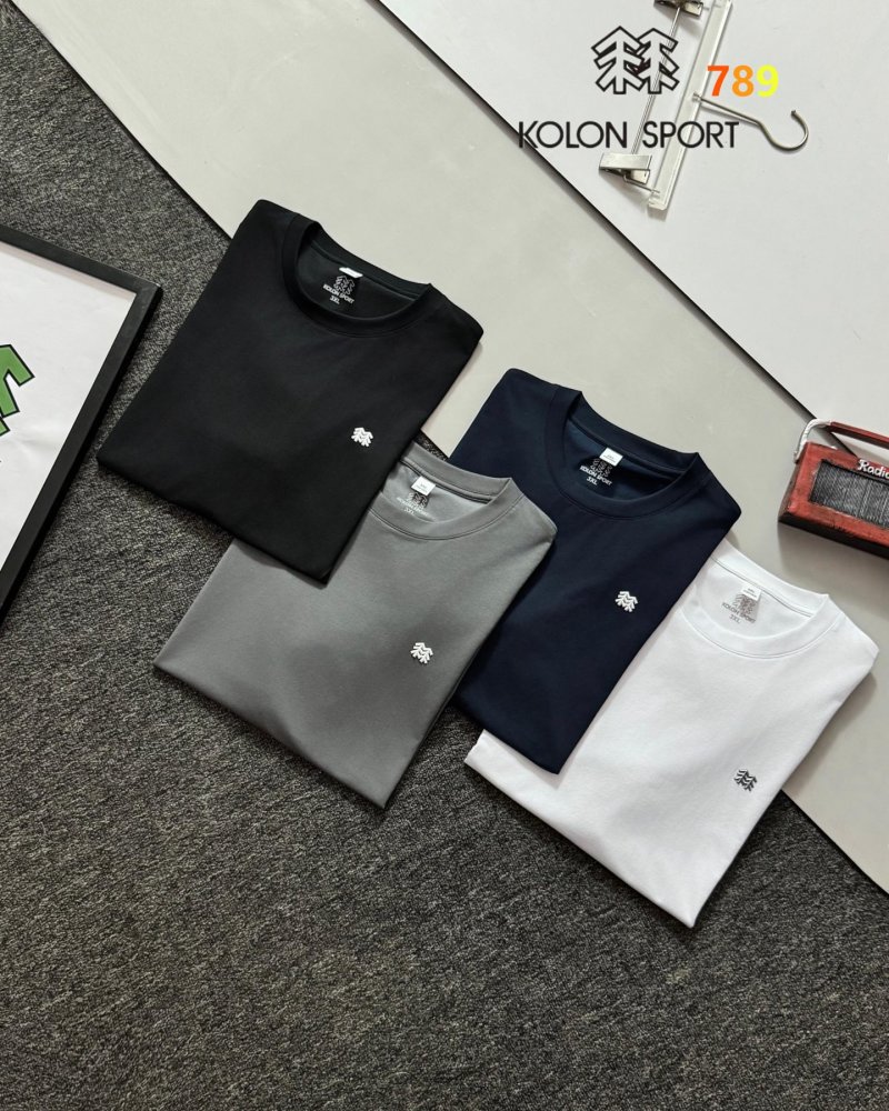 Kolon Sport Black Crew Neck Short Sleeve T-Shirt 2026 view