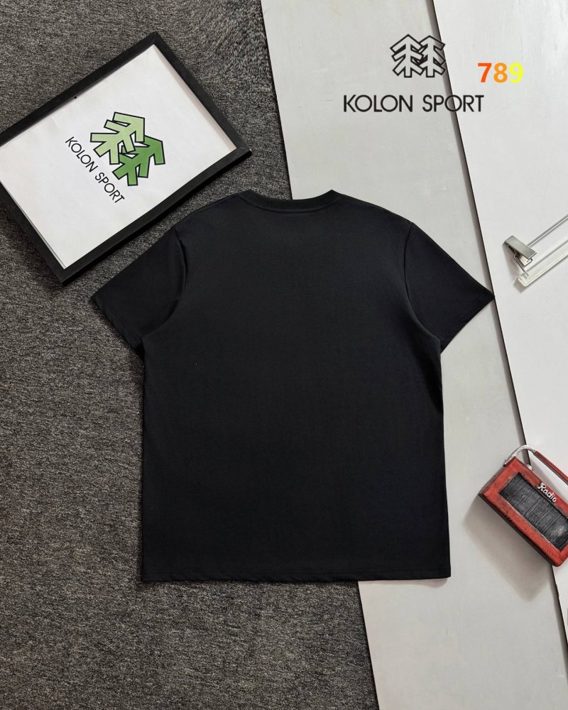 Kolon Sport Black Crew Neck Short Sleeve T-Shirt 2026 view
