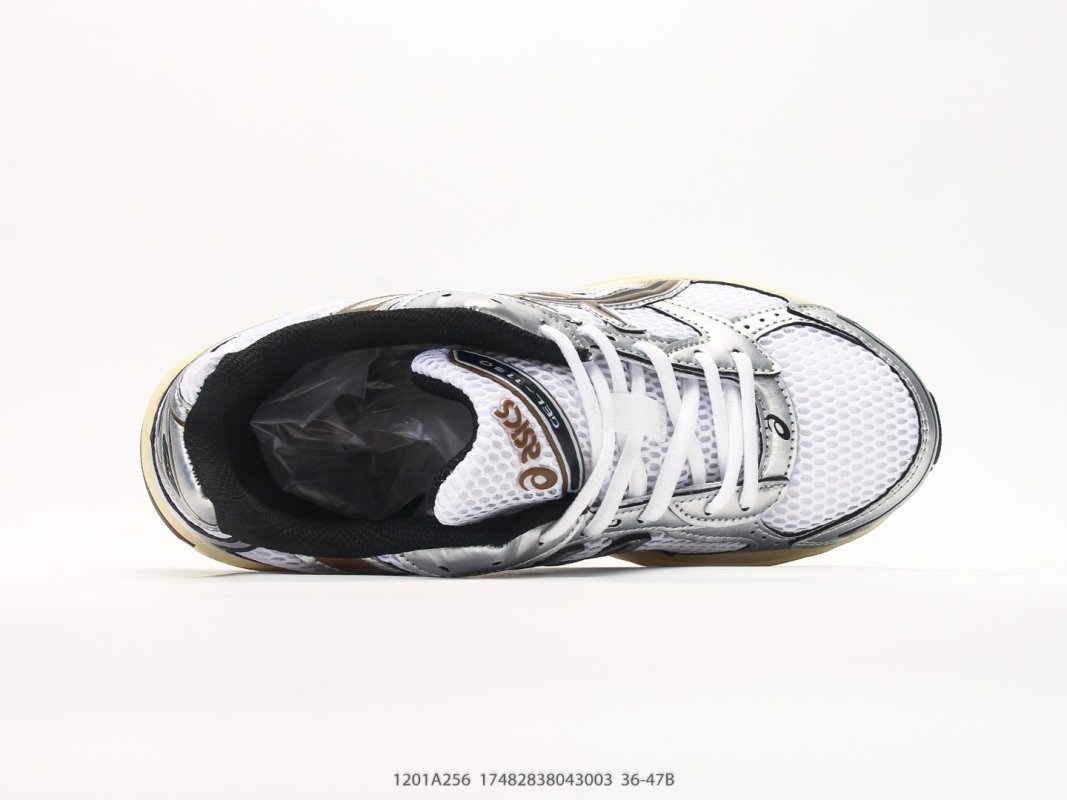 Asics Tiger GEL-1130 White Brown Cream Retro Running Shoe view