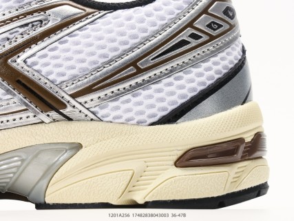 Asics Tiger GEL-1130 White Brown Cream Retro Running Shoe view 7