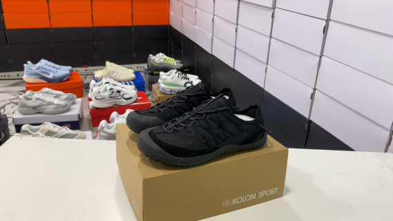 KOLON SPORT ROAMVARY Lightweight Camping Low-Top Sneaker Black