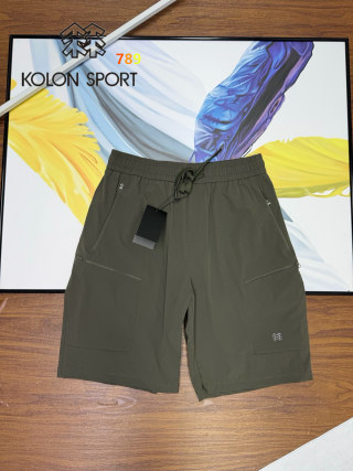 Kolon Sport Three-Pocket Outdoor Shorts - Olive Green
