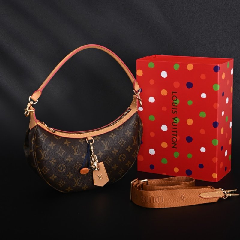 Louis Vuitton Looping Monogram Moon Shoulder Bag UA Replica view
