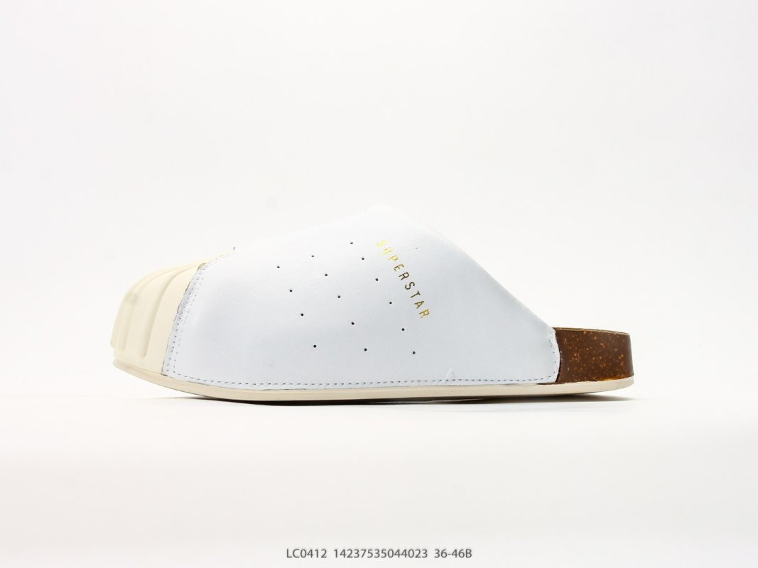 Adidas Superstar Adimule Shell Toe Mule Slipper White Cream view
