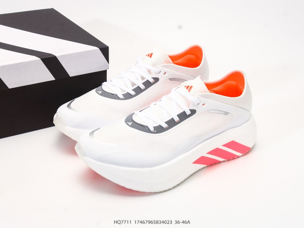 Adidas Hyperboost Run White Pink UA Replica Sneaker view