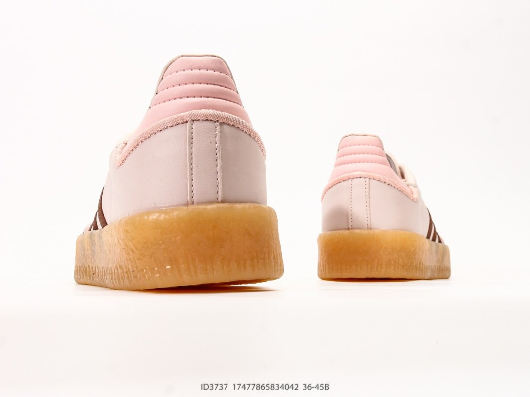 Adidas Samba OG Thick Platform Cream Brown Gum view
