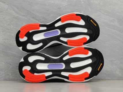 Adidas Solar Glide 5 Boost Black White Red Yellow Blue view 6